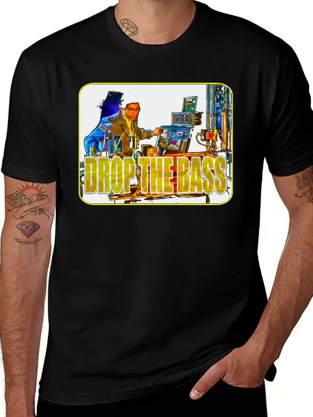Drop The Bass Unisex Casual T-Shirt – Clean Design For Daily Comfort