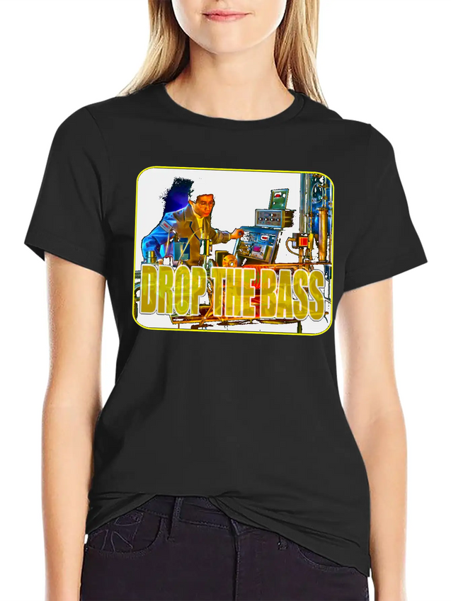 Drop The Bass Unisex Casual T-Shirt – Clean Design For Daily Comfort