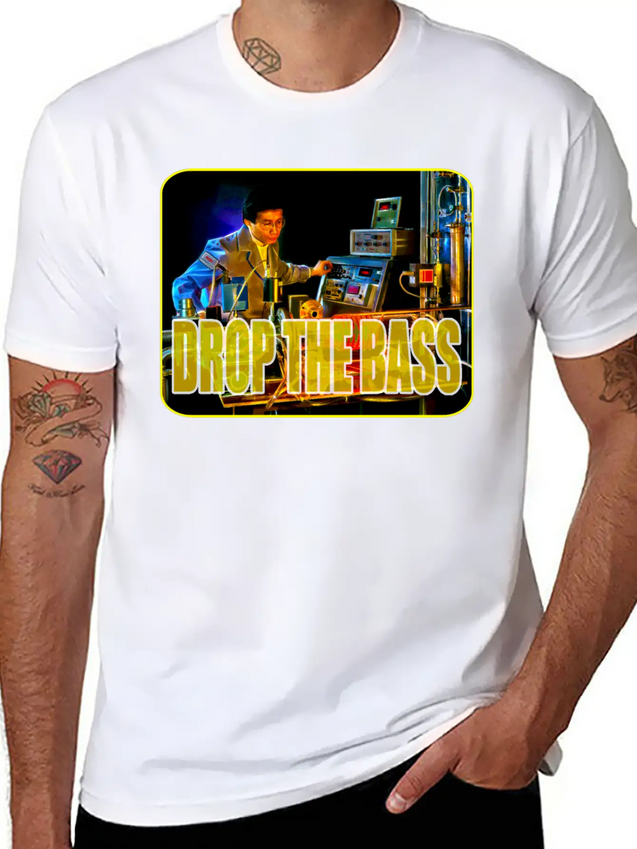 Drop The Bass Unisex Casual T-Shirt – Clean Design For Daily Comfort