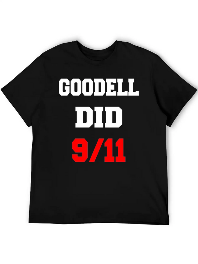 Goodell Did 9/11 Unisex Casual T-Shirt – Clean Design For Daily Comfort