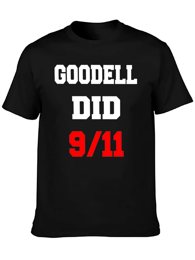 Goodell Did 9/11 Unisex Casual T-Shirt – Clean Design For Daily Comfort