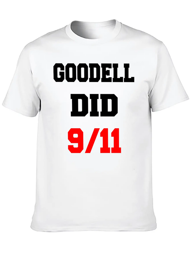Goodell Did 9/11 Unisex Casual T-Shirt – Clean Design For Daily Comfort