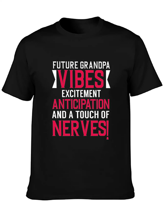 Grandpa Future Grandpa Unisex Casual T-Shirt – Clean Design For Daily Comfort