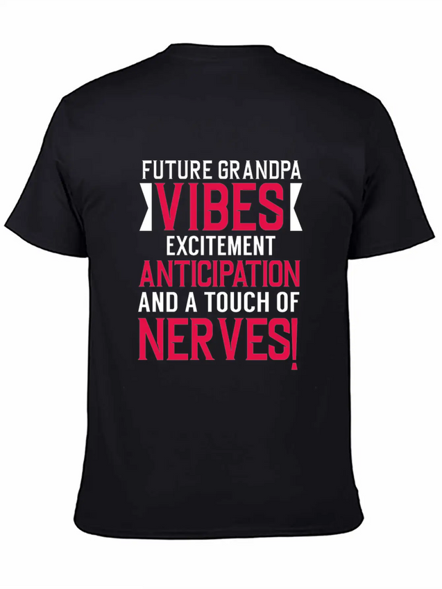 Grandpa Future Grandpa Unisex Casual T-Shirt – Clean Design For Daily Comfort