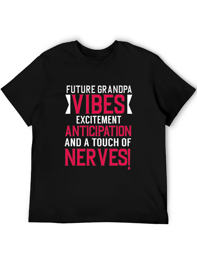 Grandpa Future Grandpa Unisex Casual T-Shirt – Clean Design For Daily Comfort