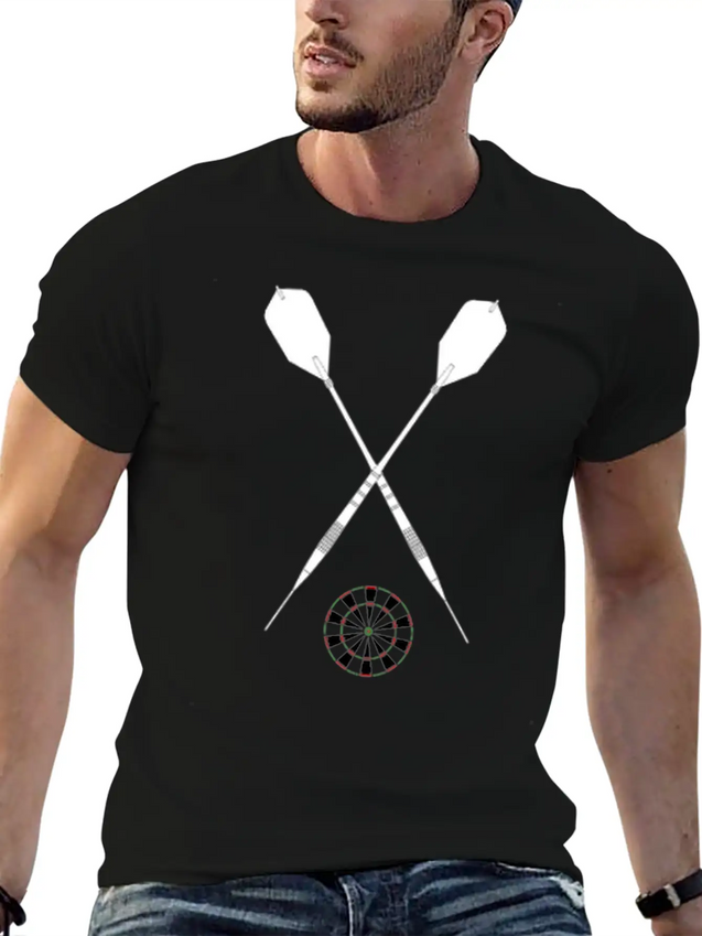 Keep Calm And Play Darts Unisex Casual T-Shirt – Clean Design For Daily Comfort