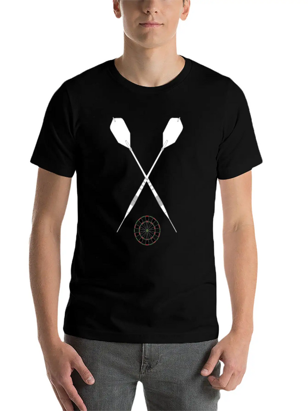 Keep Calm And Play Darts Unisex Casual T-Shirt – Clean Design For Daily Comfort
