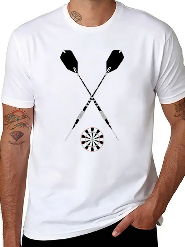 Keep Calm And Play Darts Unisex Casual T-Shirt – Clean Design For Daily Comfort