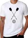 Keep Calm And Play Darts Unisex Casual T-Shirt – Clean Design For Daily Comfort