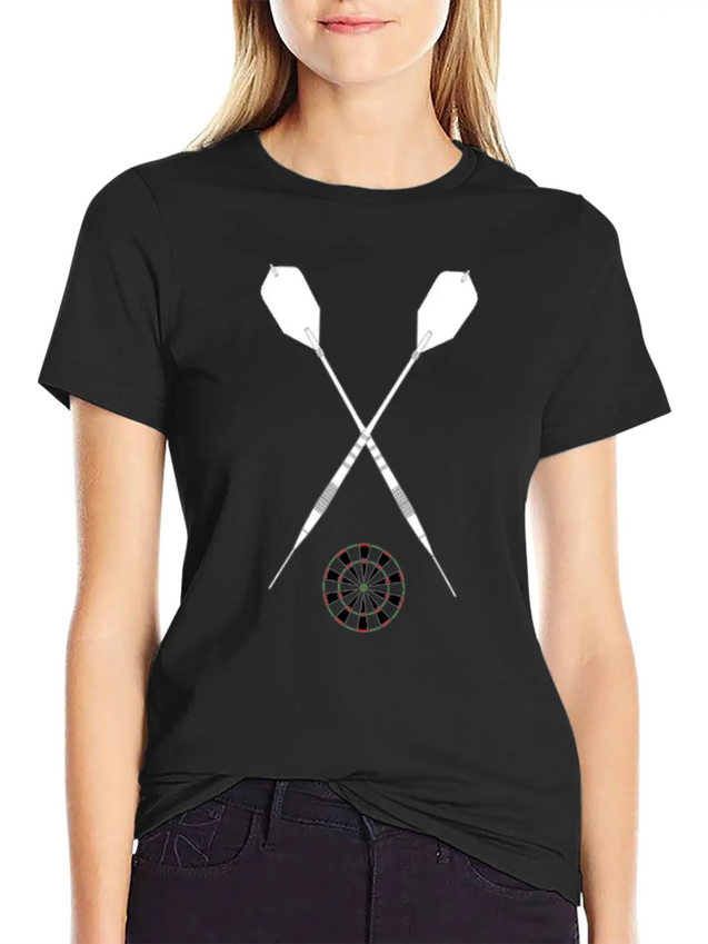Keep Calm And Play Darts Unisex Casual T-Shirt – Clean Design For Daily Comfort