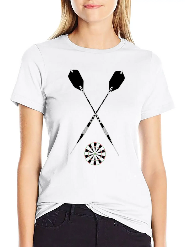 Keep Calm And Play Darts Unisex Casual T-Shirt – Clean Design For Daily Comfort