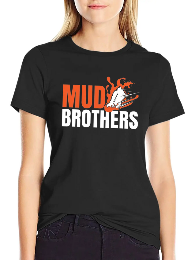 Mud Run Shirts For Men | Mud Run Team Shirts Unisex Casual T-Shirt – Clean Design For Daily Comfort