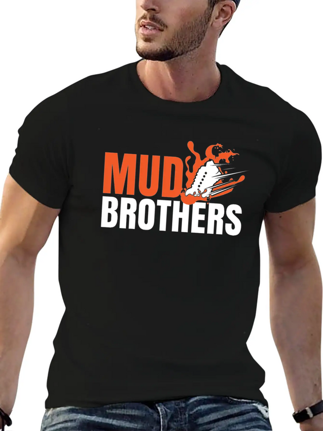 Mud Run Shirts For Men | Mud Run Team Shirts Unisex Casual T-Shirt – Clean Design For Daily Comfort
