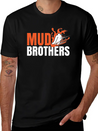 Mud Run Shirts For Men | Mud Run Team Shirts Unisex Casual T-Shirt – Clean Design For Daily Comfort