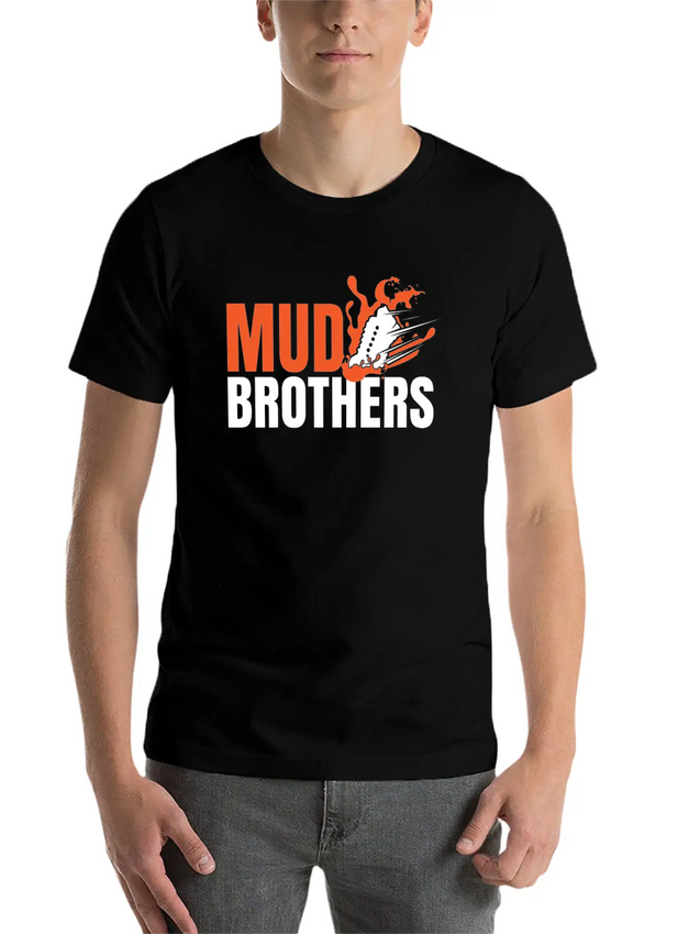 Mud Run Shirts For Men | Mud Run Team Shirts Unisex Casual T-Shirt – Clean Design For Daily Comfort