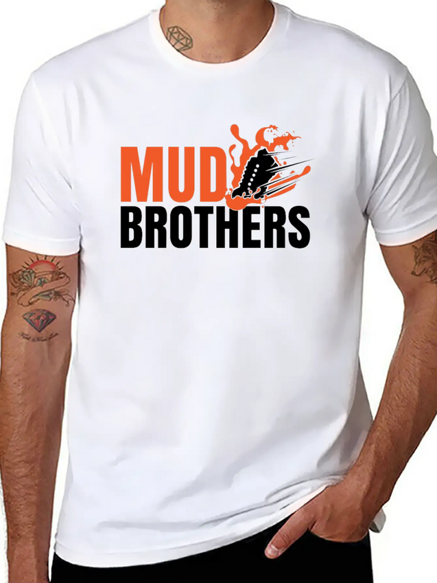 Mud Run Shirts For Men | Mud Run Team Shirts Unisex Casual T-Shirt – Clean Design For Daily Comfort
