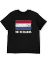 Netherlands Flag Grunge Country Flag Netherlands Soft Cotton Short Sleeve Tee – Unisex Wardrobe Staple