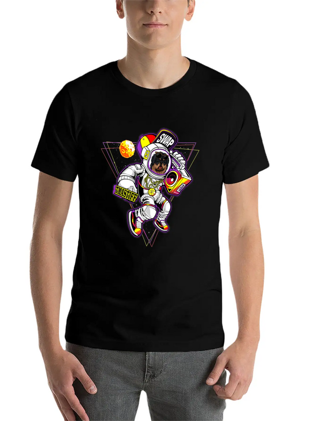 Tibetan Mastiff To The Moon Unisex Casual T-Shirt – Clean Design For Daily Comfort