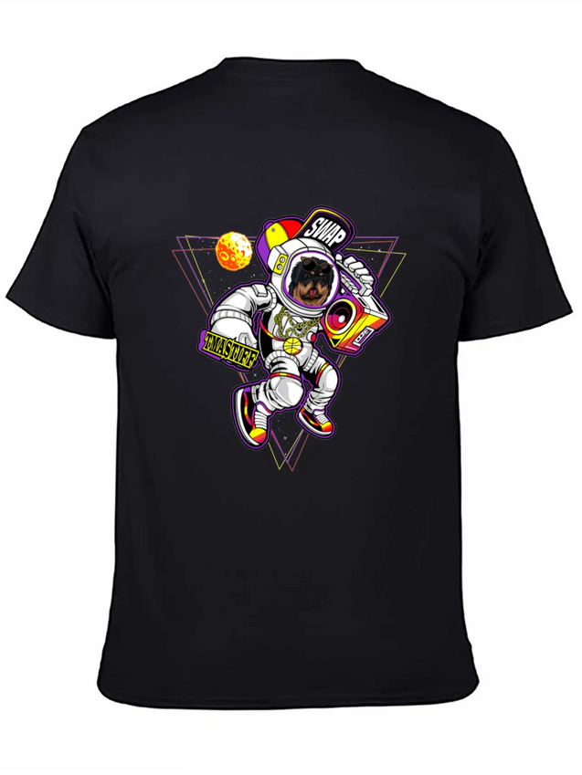 Tibetan Mastiff To The Moon Unisex Casual T-Shirt – Clean Design For Daily Comfort